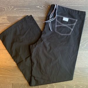 Blue Sky Scrub Pants - Black